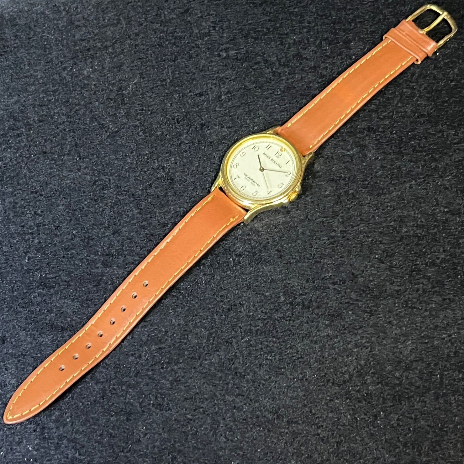Working Item Cuattro BOSS BOEING Gold Watch Function Checked
