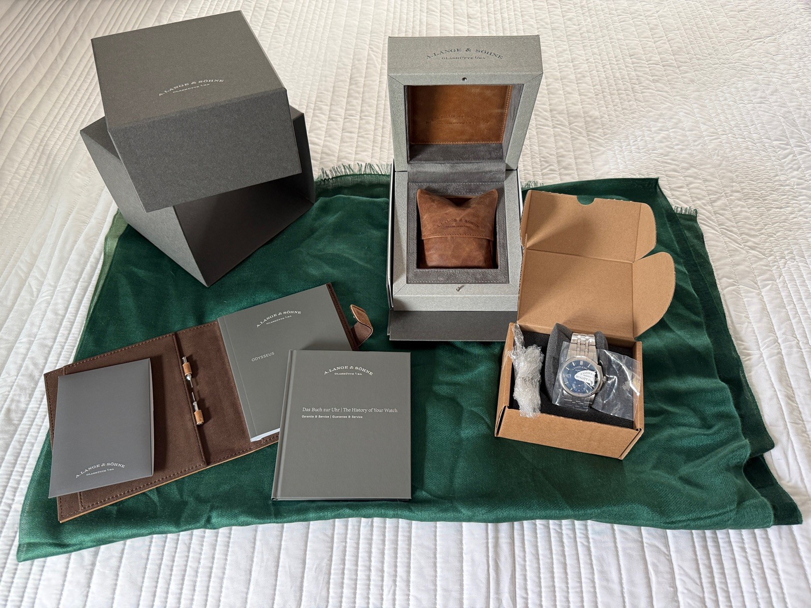 NEW A. Lange & Söhne Odysseus Blue Dial Steel 40.5mm 2026 Full Set 363.179