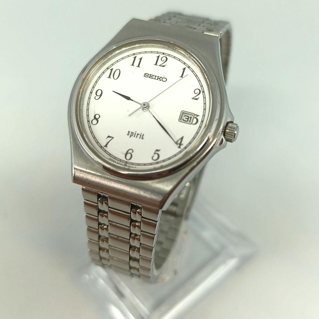 New battery replaced. SEIKO Spirit wristwatch. From Japan