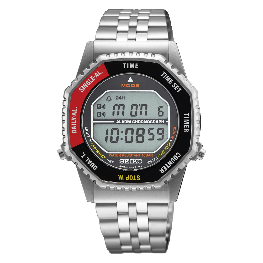 Seiko Rotocall 37mm Quartz Stainless Steel Watch SMGG19