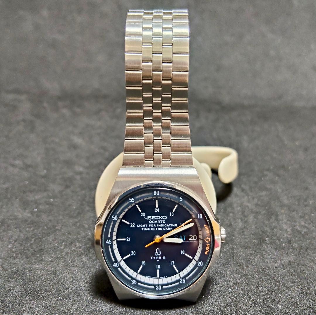 Seiko TYPE II Vintage 7559-601A 86-H18 NEW