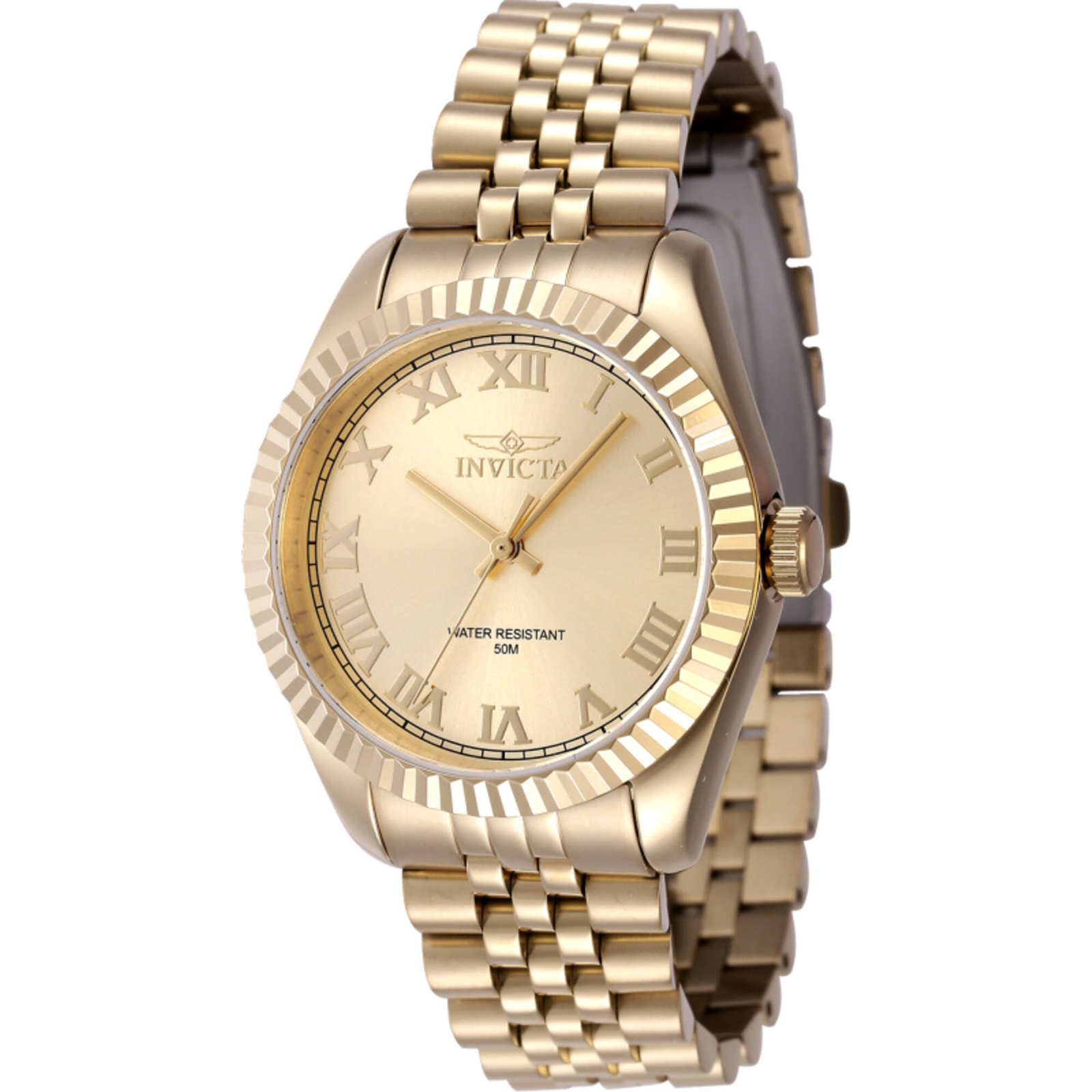 Invicta Women’s Watch Specialty Gold Dial Stainless Steel Bracelet Quartz 47418