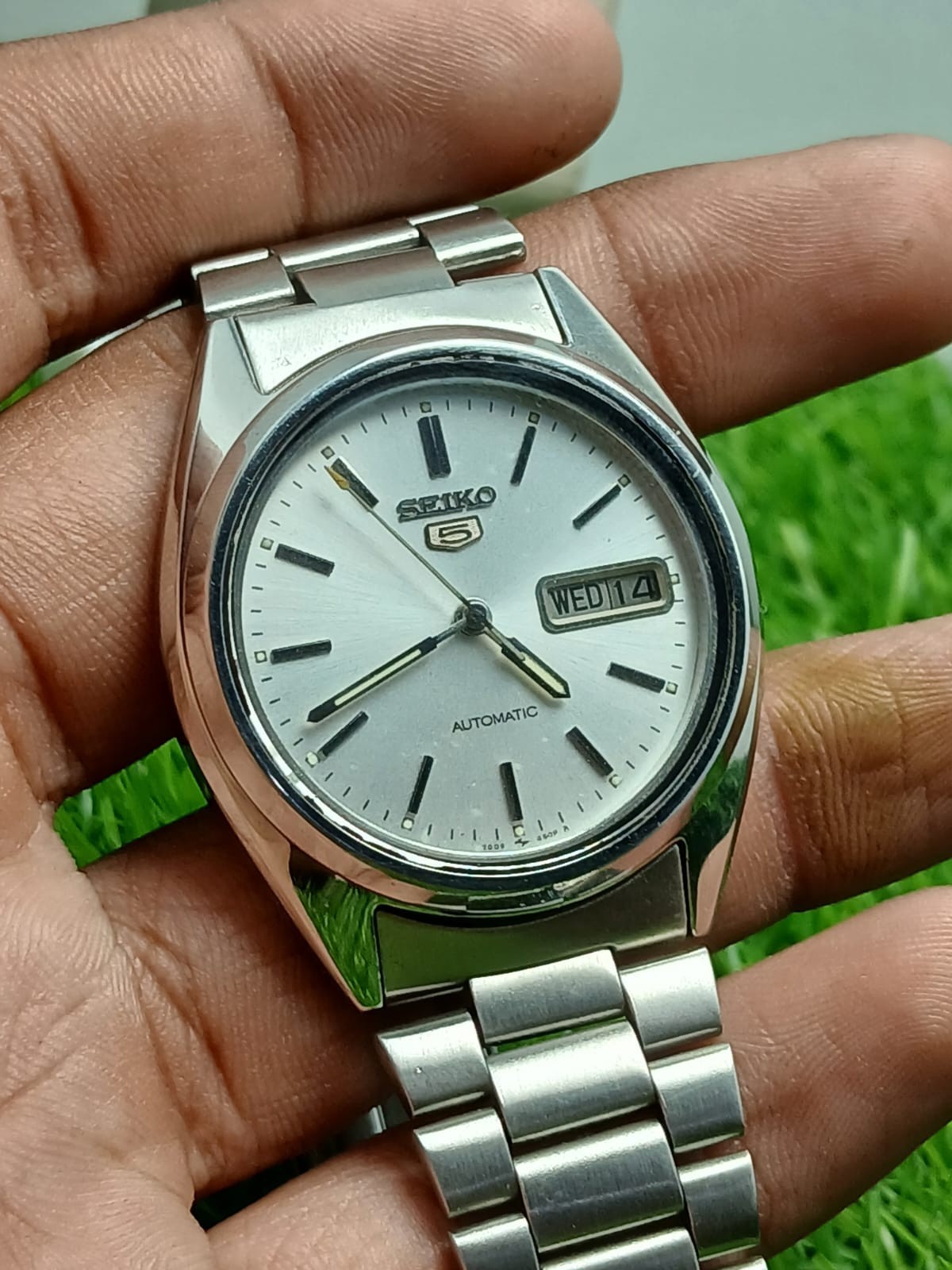 Vintage SEIKO 5 7s26-0480 Automatic Day/Date Men’s Wrist Watch JAPAN MADE