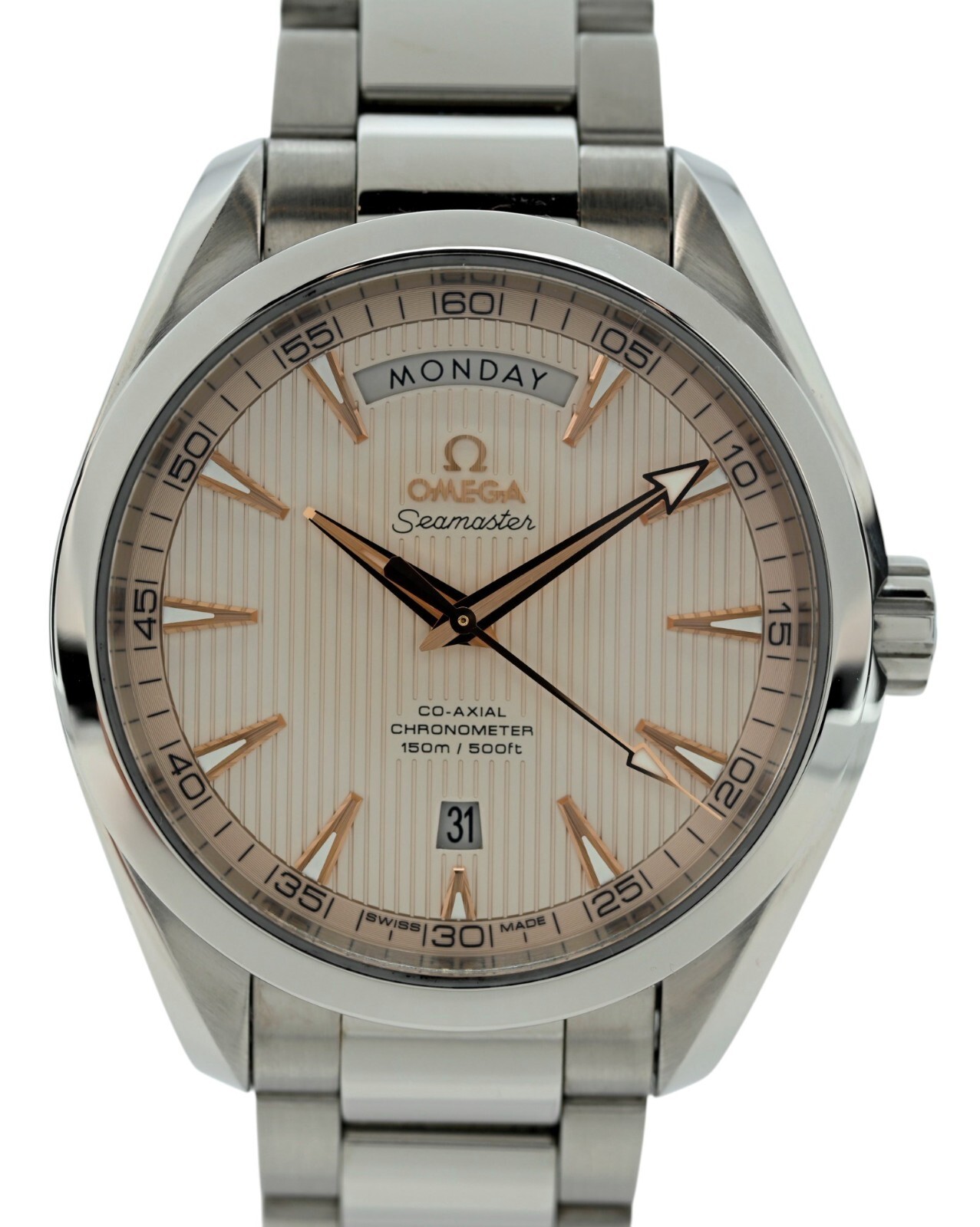 Omega 41.5mm Men’s Seamaster Aqua Terra Co-Axial 150M Watch 231.10.42.22.02.001!