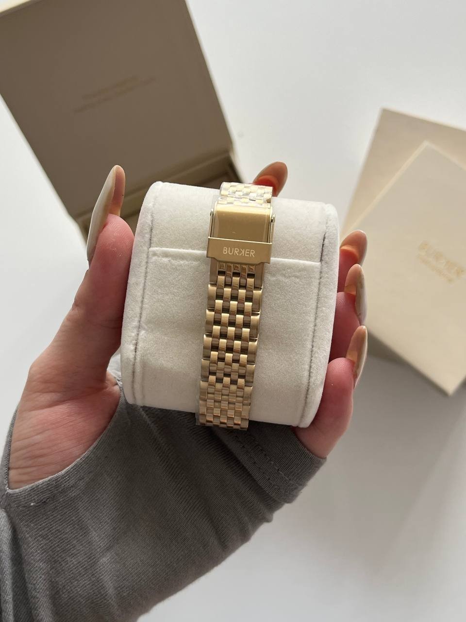 BURKER Ruby Petite Gold White women’s wristwatch, new, never worn