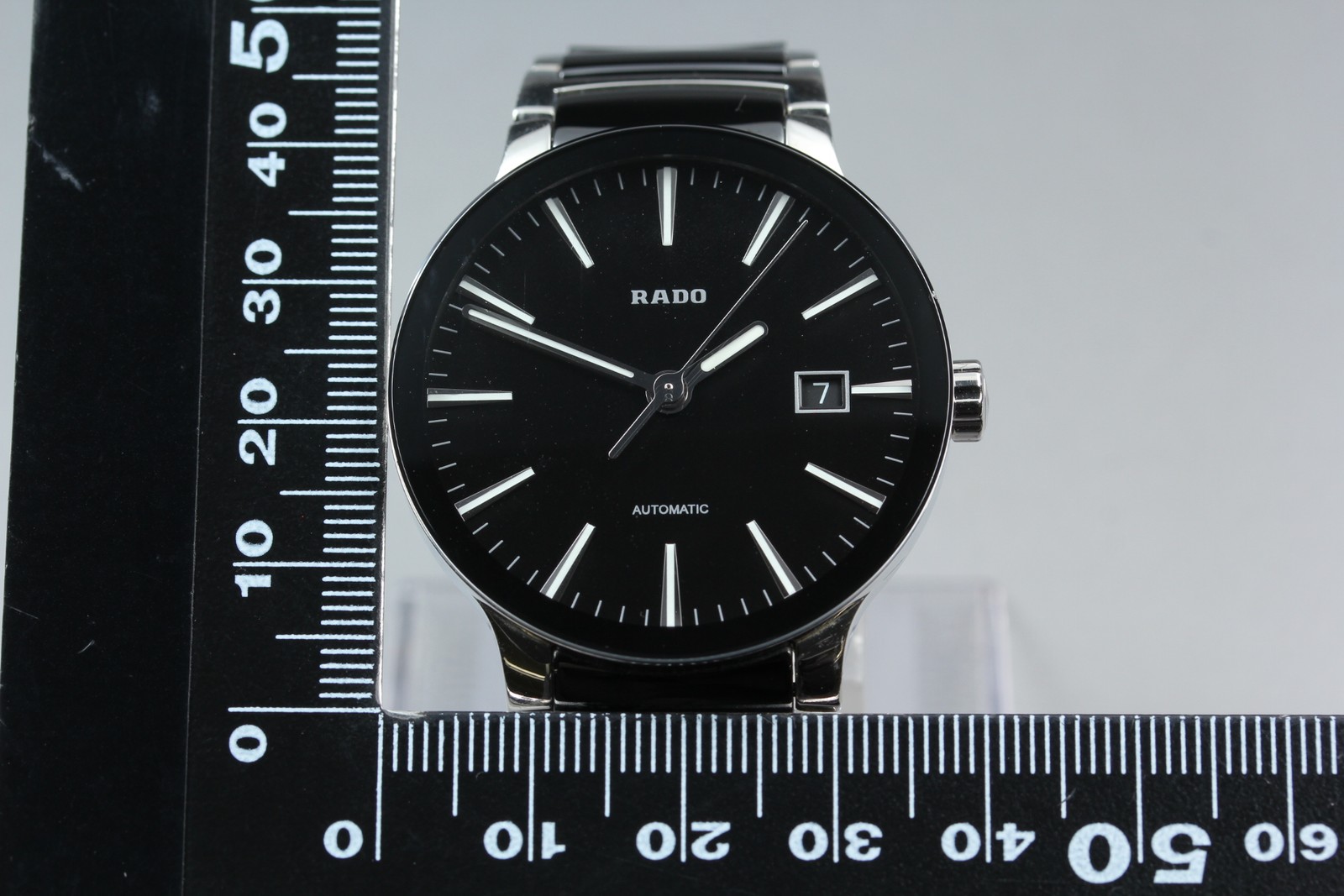 Rado Centrix 658.0941.3 Black Dial Date AT 38mm Swiss Made Watch (15.5cm Wrist )