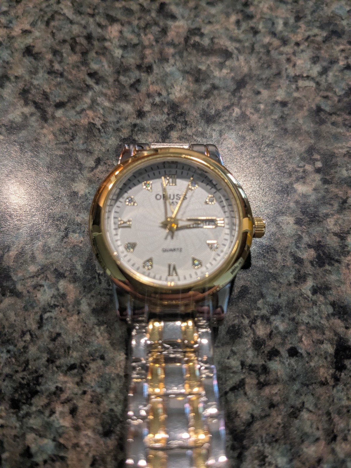 NEW Women’s Oruss 1853 Gold/Silver/White SS Water Resistant Watch