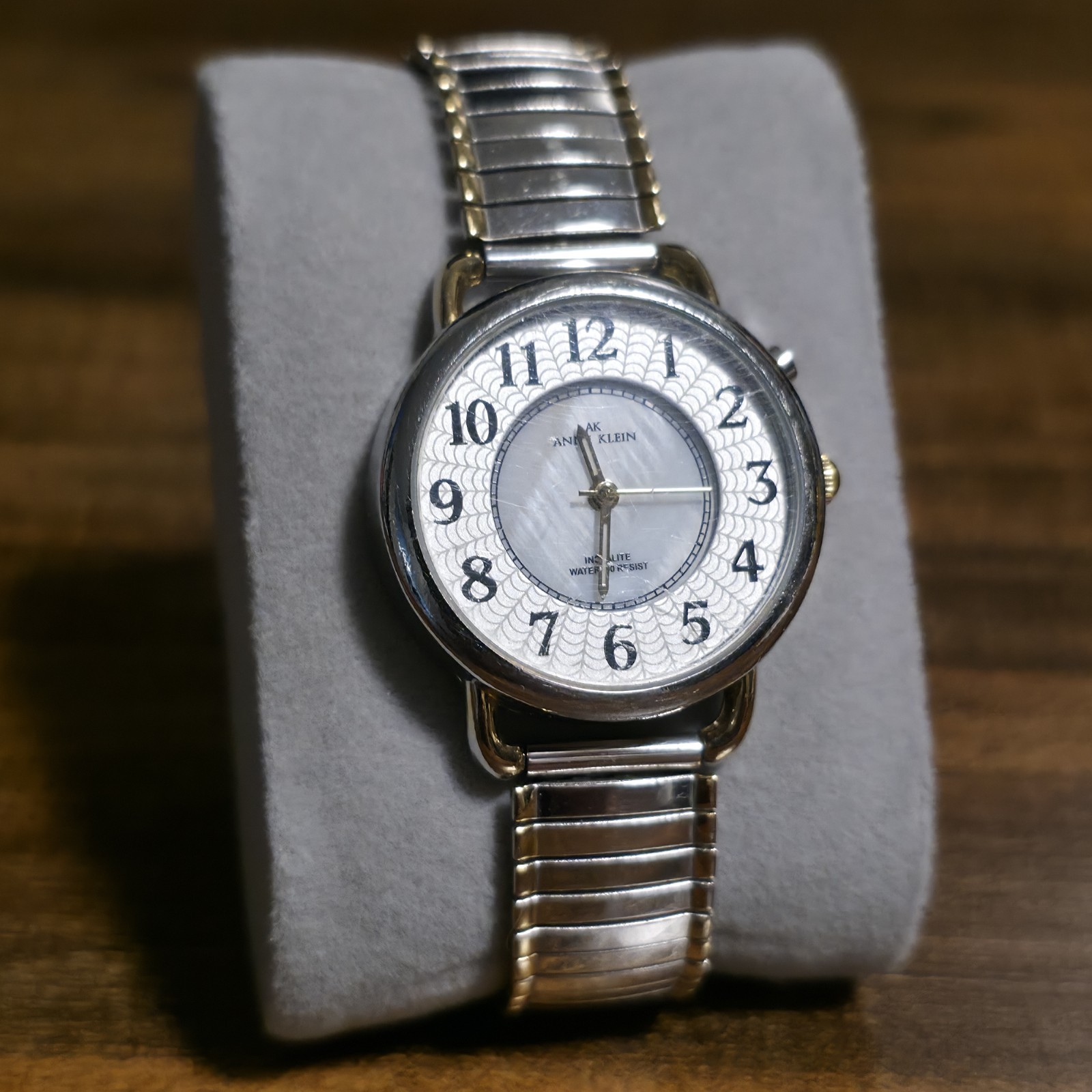 Anne Klein Ladies Watch Easy Reader w/ Indiglo Looks & Runs Great