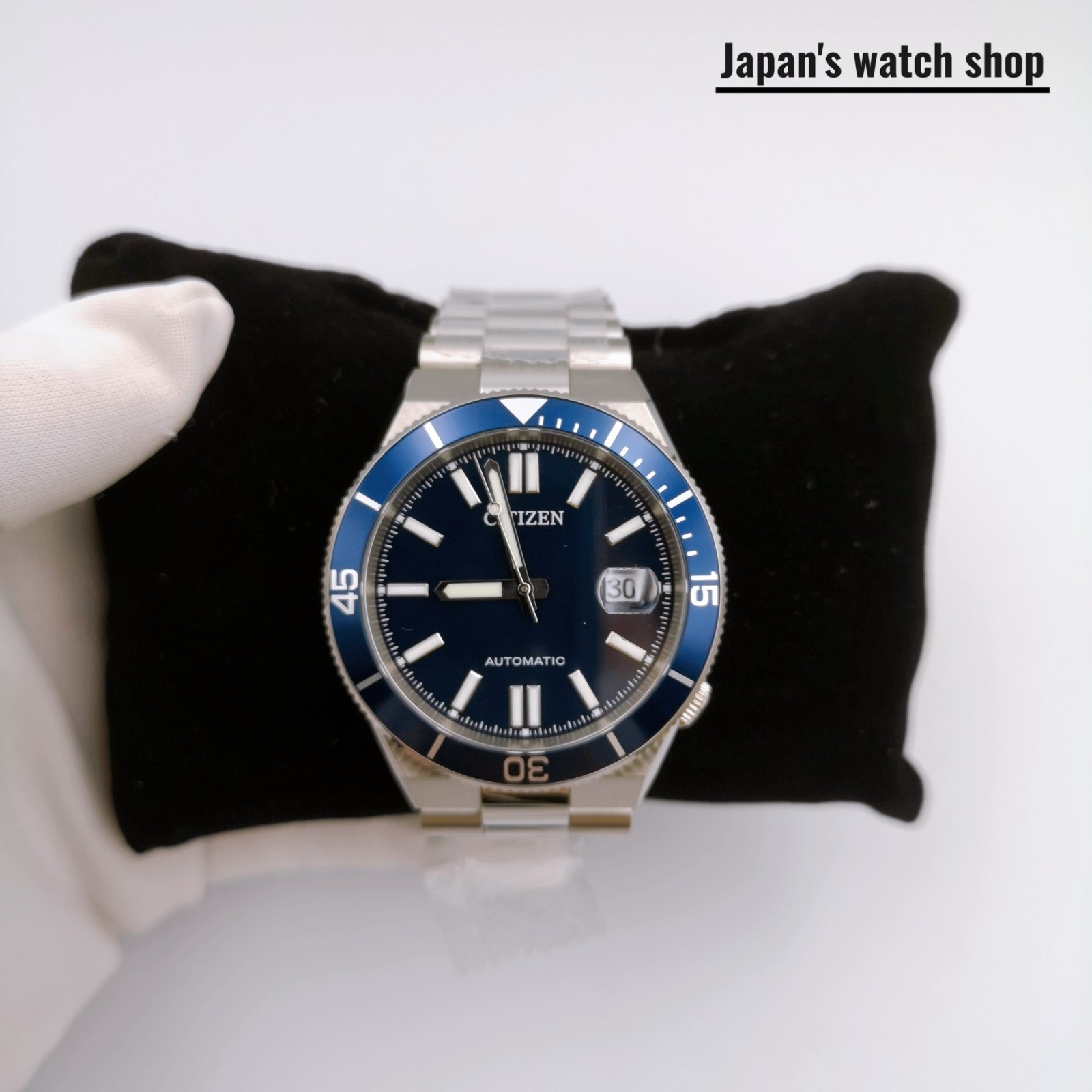 CITIZEN TSUYOSA NJ0230-59L Black Automatic Sapphire Men’s Watch New in Box