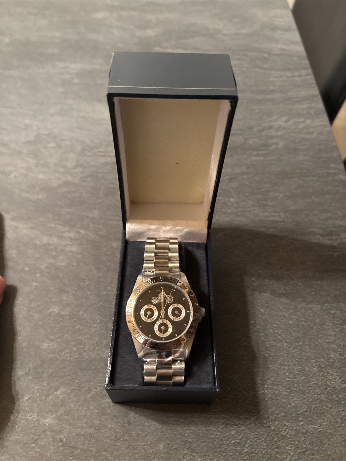 Bradford Exchange Ride Hard Live Free Motorcycle Watch