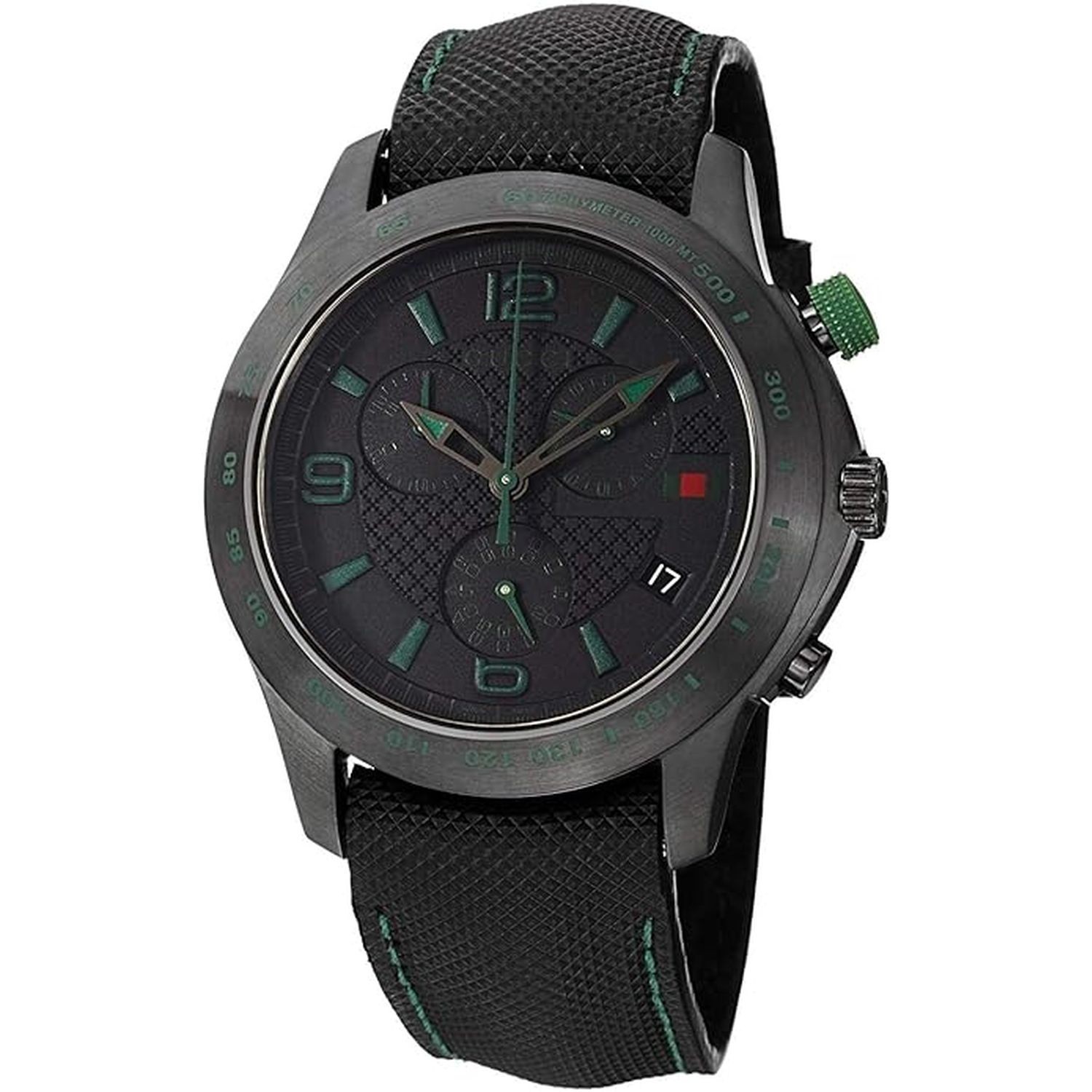 Gucci YA126225A Men’s G-Timeless Black Dial Quartz Watch