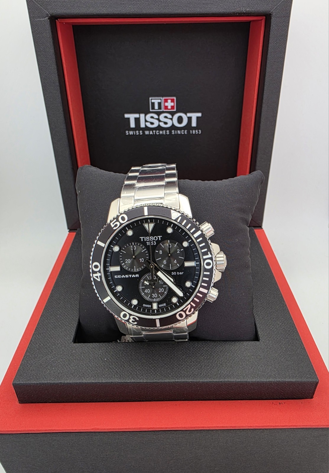 Tissot Seastar 1000 Chronograph Black Dial Watch T120.417.11.051.00