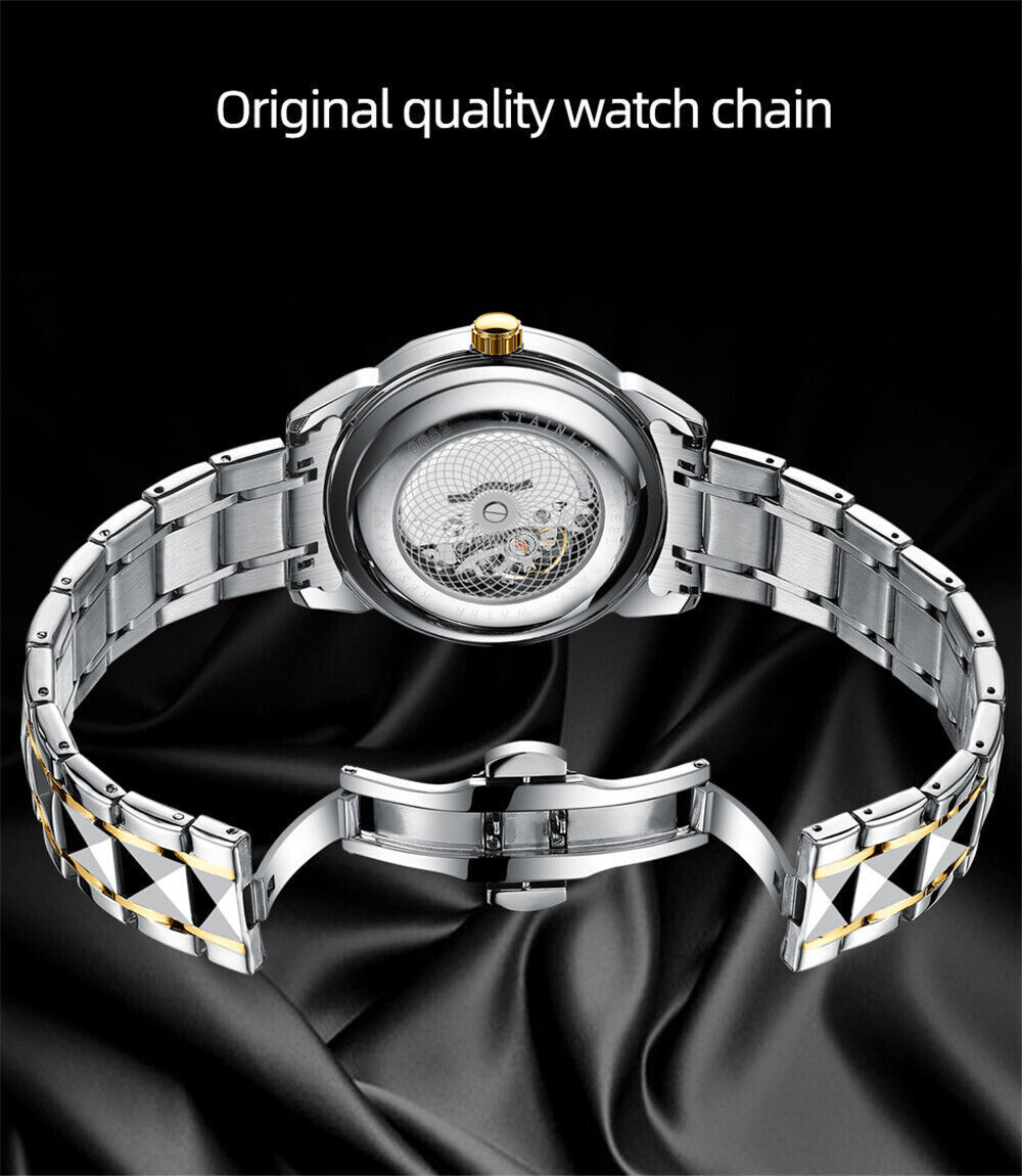 CHENXI Men Watches Silver Steel Wristwatch for Business Male Quartz Watches Gift