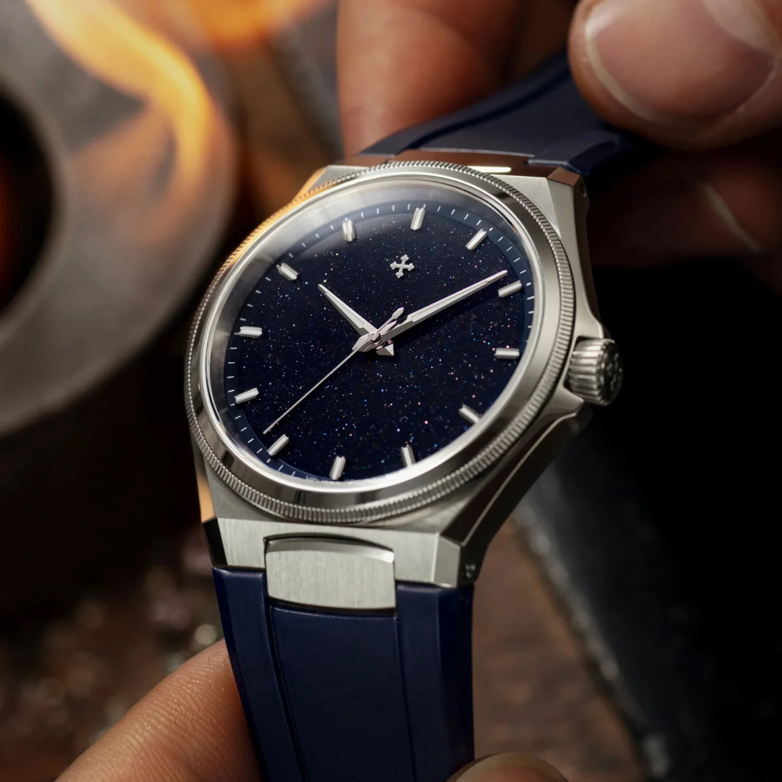 VENEZIANICO Arsenale Avventurina 6221550 Blue Dial Stainless Steel Case Watch