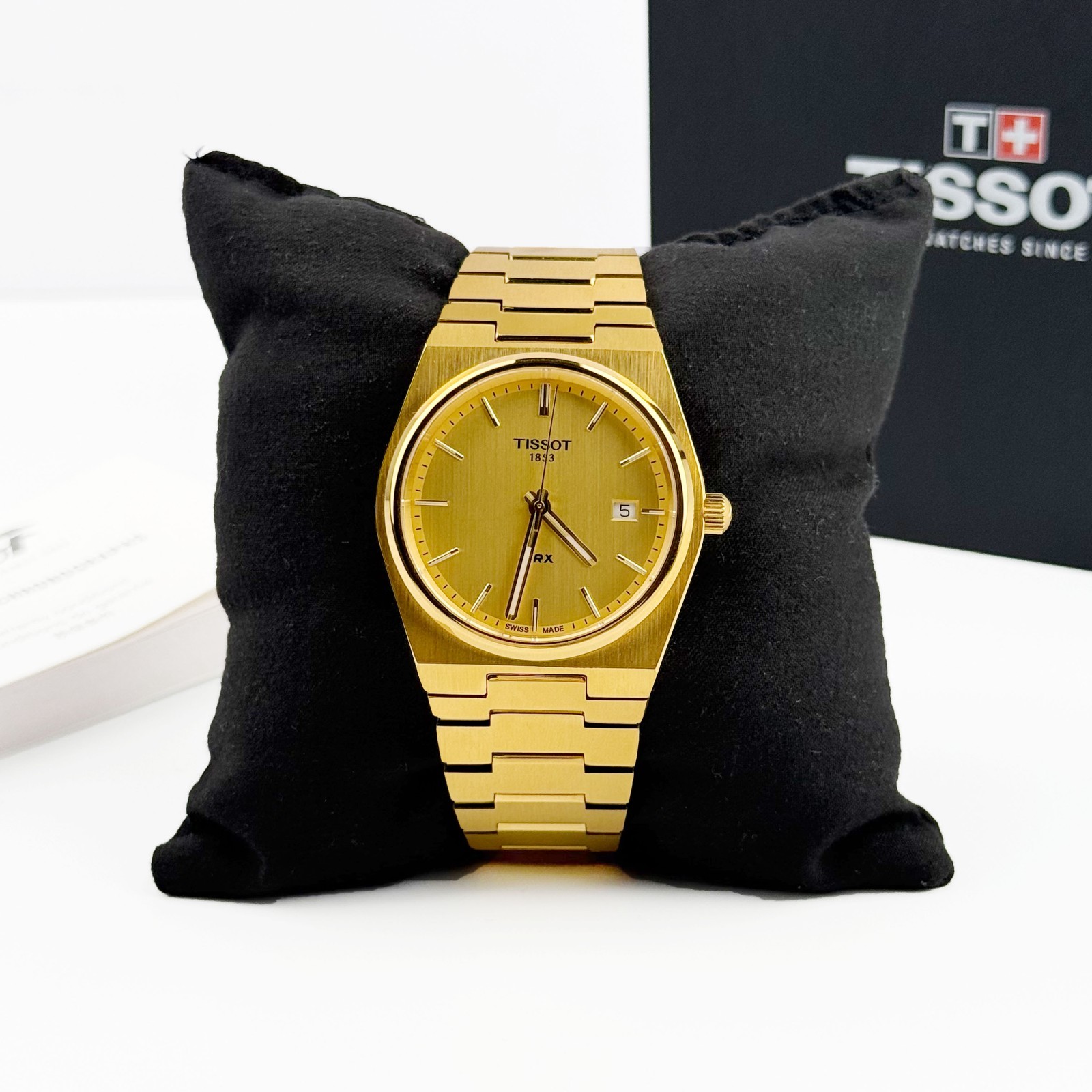 Tissot PRX T137.410.33.021.00 Champagne Dial 316L Stainless Steel Men’s Watch