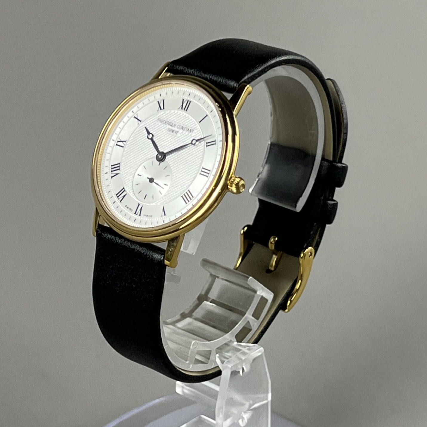 FREDERIQUE CONSTANT Slimline 34mm Small Seconds Quartz FC235X3S5/3S6 Cal.1064