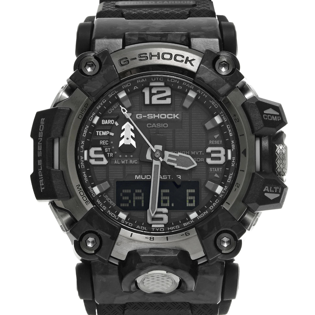 CASIO G SHOCK MUDMASTER GWG 2000 1A1JF gray men’s wristwatch CASIO watch wristwa