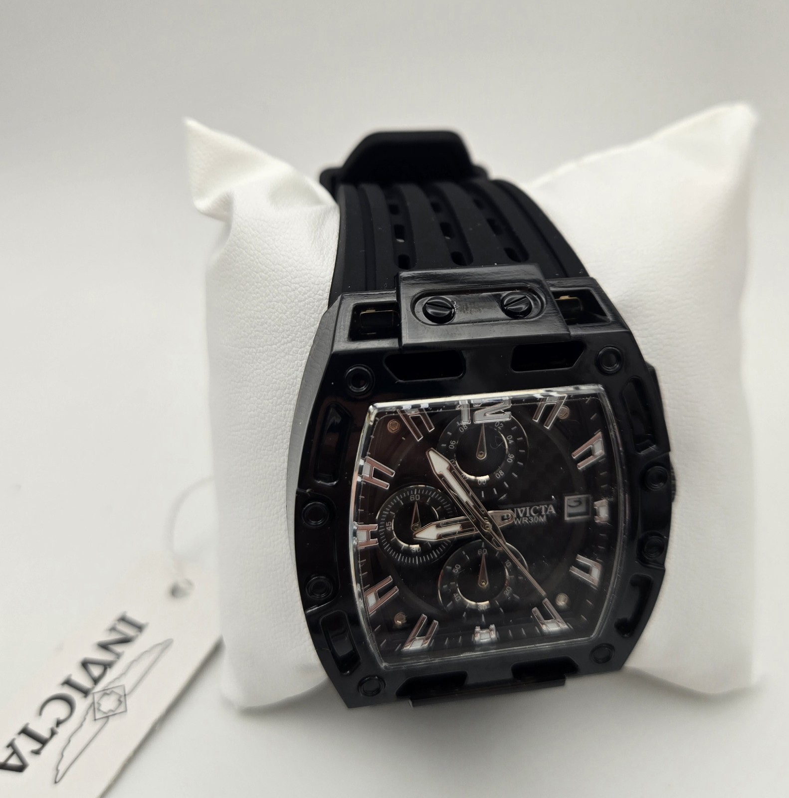 Invicta S1 Rally Men’s 42mm Black carbon Chronograph Watch Model 70146 – NEW