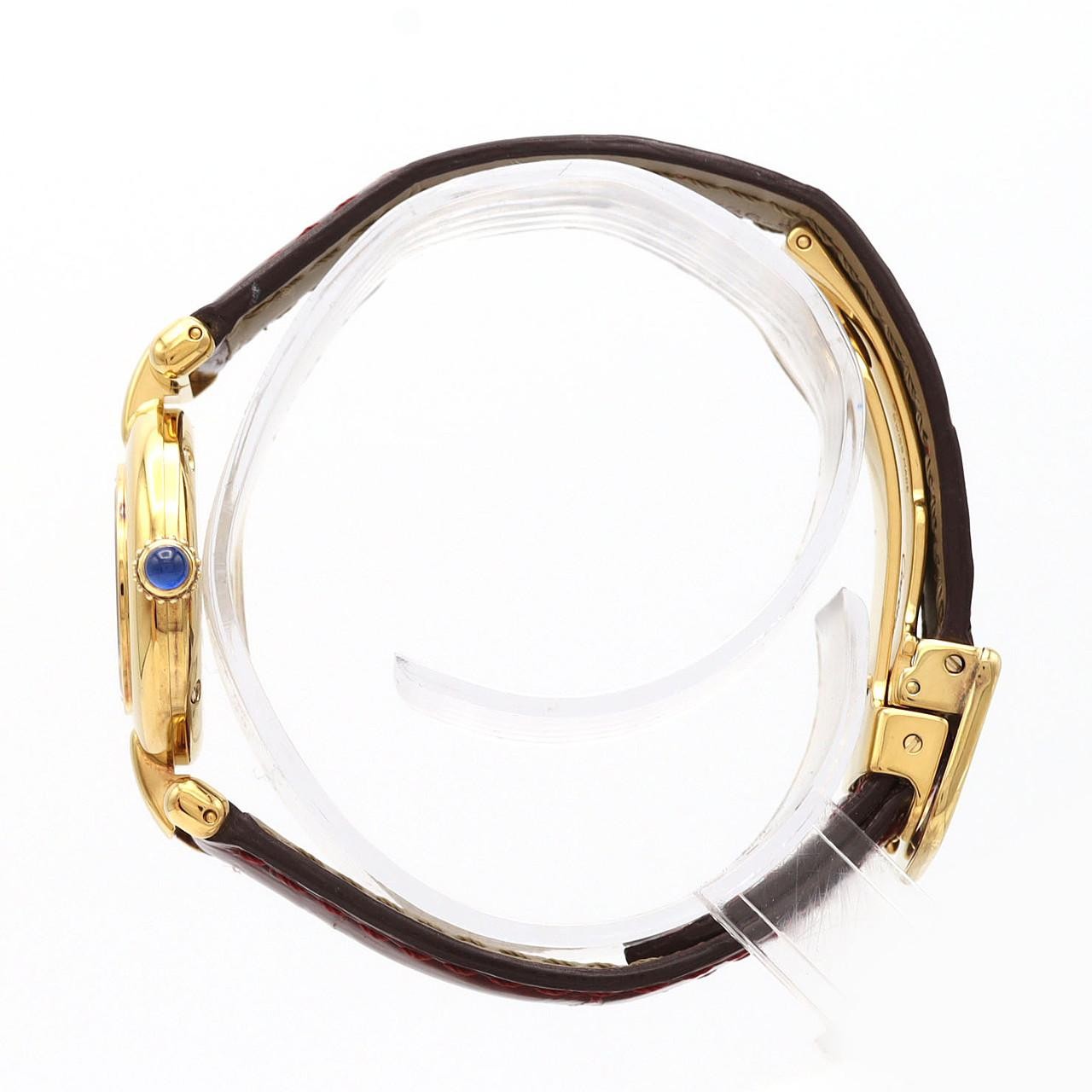 Authentic Cartier Must Colisée SM Gold Plated W1011554 Gold Plated Quartz #…