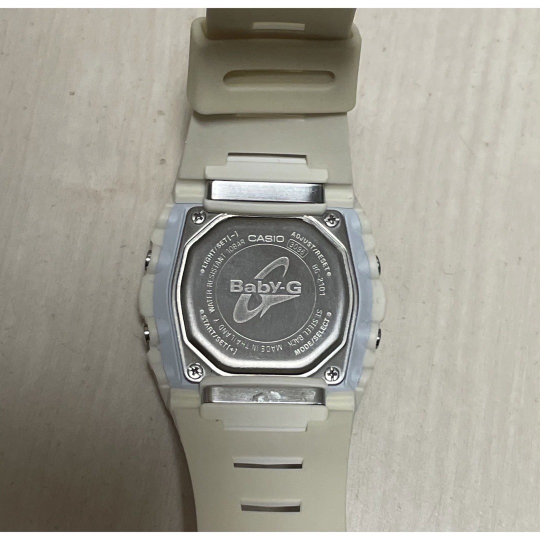 New Casio BABY G BG 2101 7 Casket White