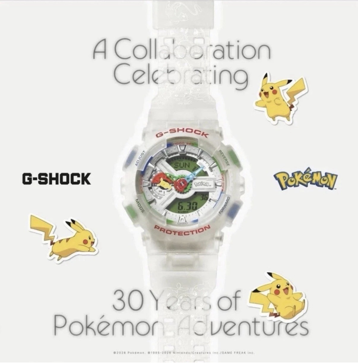 CASIO G-SHOCK x Pokémon GA-110PKM-7AJR Watch -Confirmed