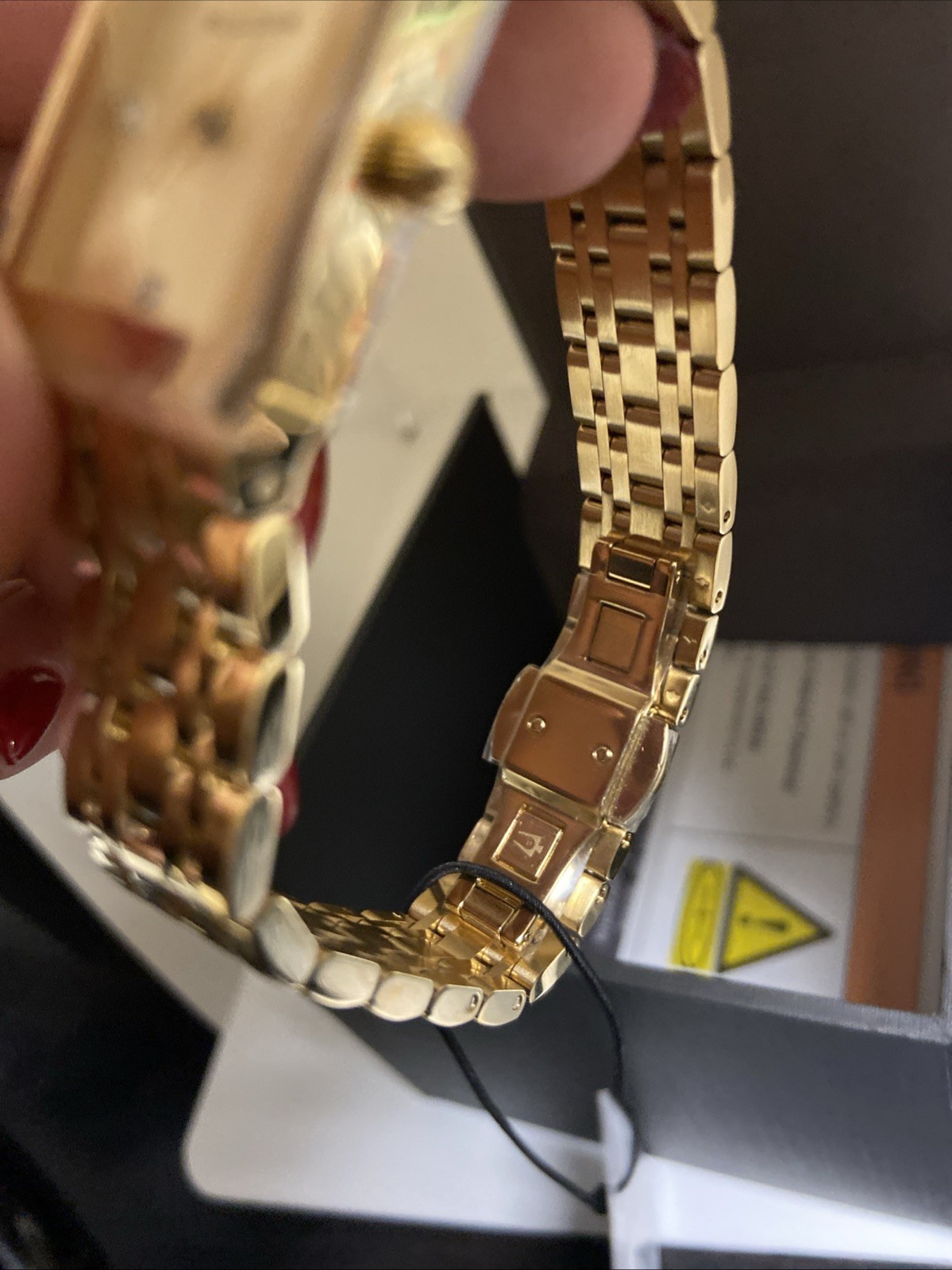 Bulova 97P140 20.5mm Gold Stainless Steel Women’s Wristwatch