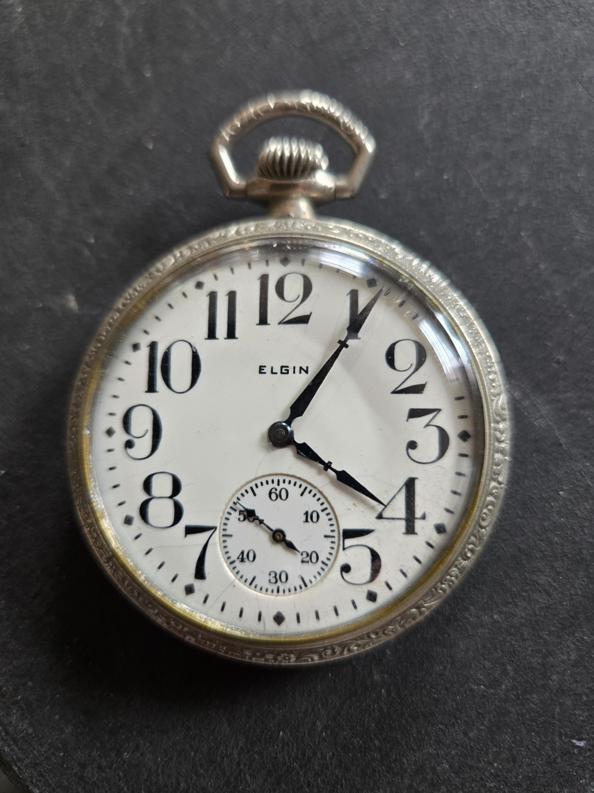 Elgin Pocket Watch, Size 16S, 15 Jewels, Production Year 1928