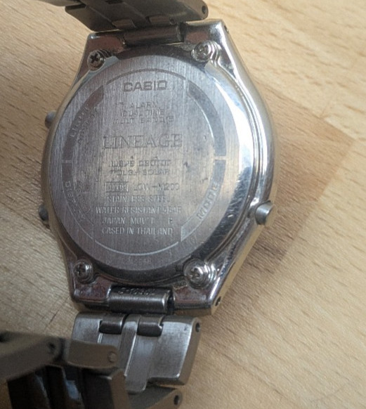 CASIO Linage LCW-M200 Radio-Controlled Solar Watch 38mm Wrist 17.5cm Grade C