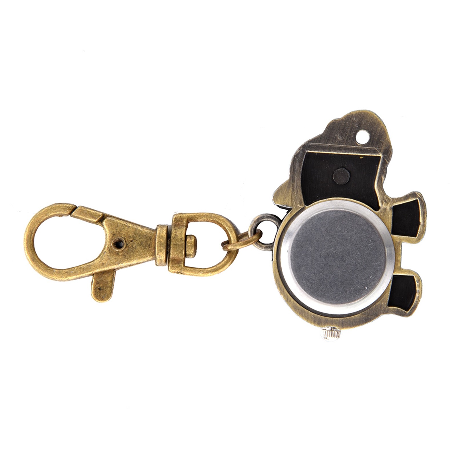 2X Bronze Tone Elephant Pendant Lobster Hook Keyring Watch Z5R38979