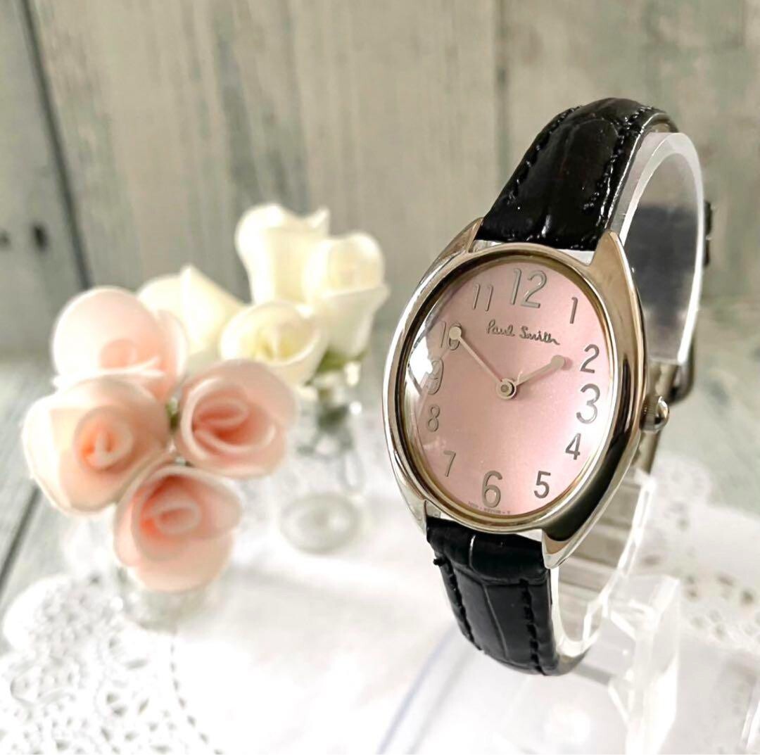Paul Smith Watch Pink Used From Japan Check description