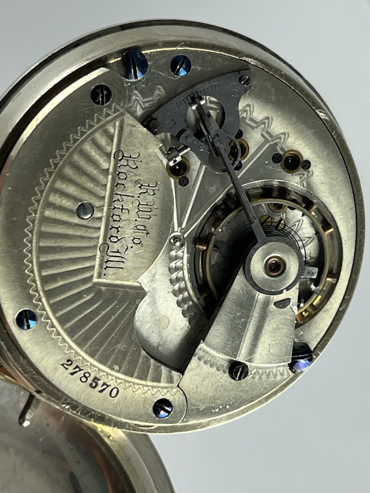 Rare Rockford Texas Private Label Pocket Watch 1888