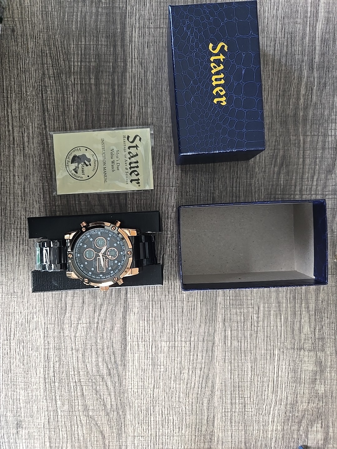 Stauer Men’s Due Volta Watch