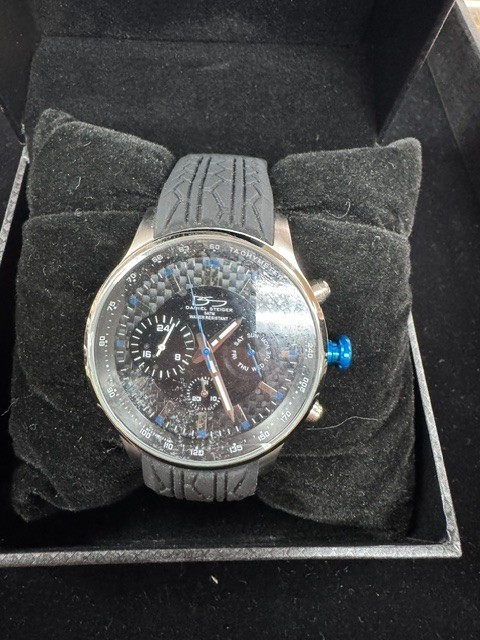 Daniel Steiger Mens watch With plastic still on
