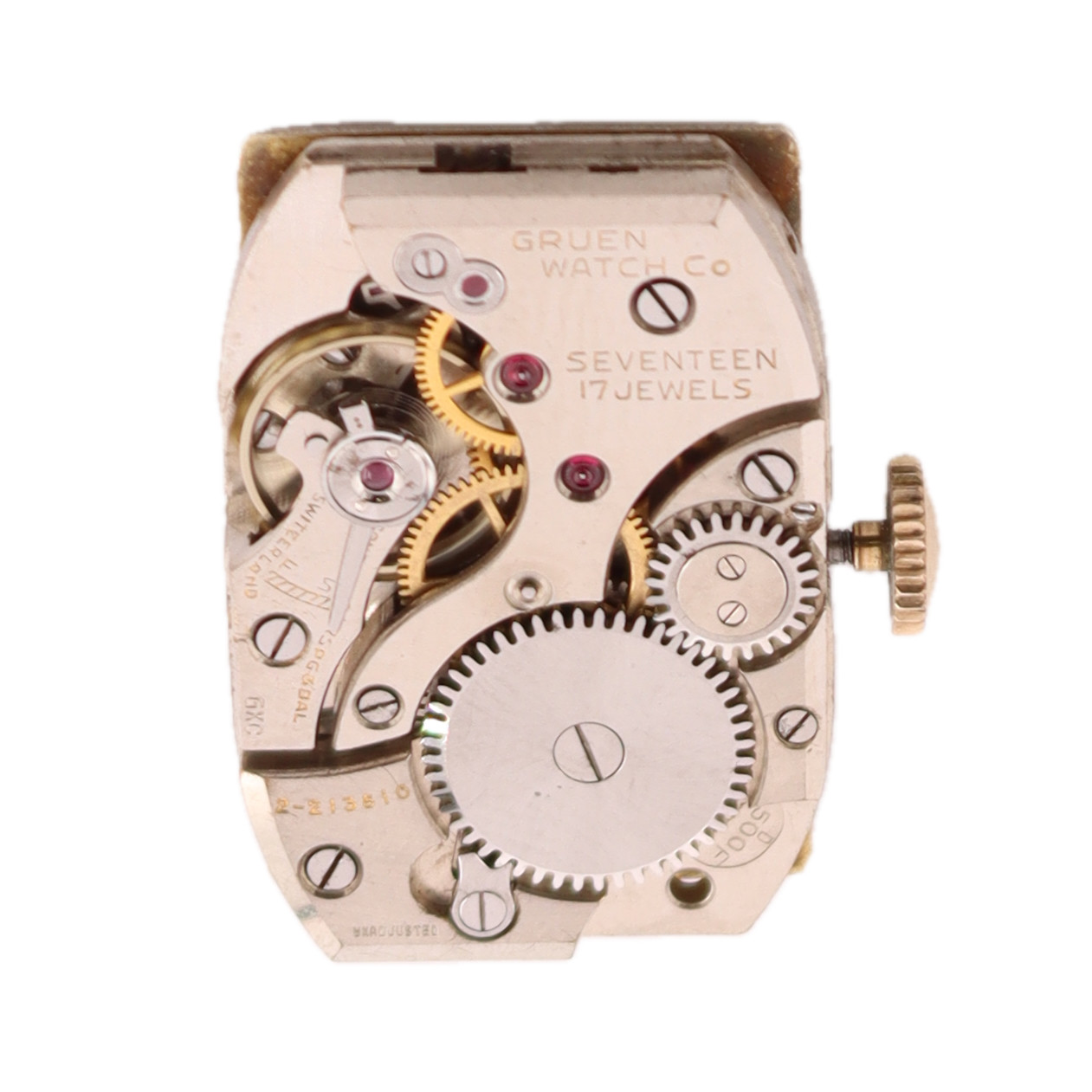 Vintage 20.5mm 1941 Gruen Doctor’s Watch 500-290 Mechanical Wristwatch 10kGF 17J