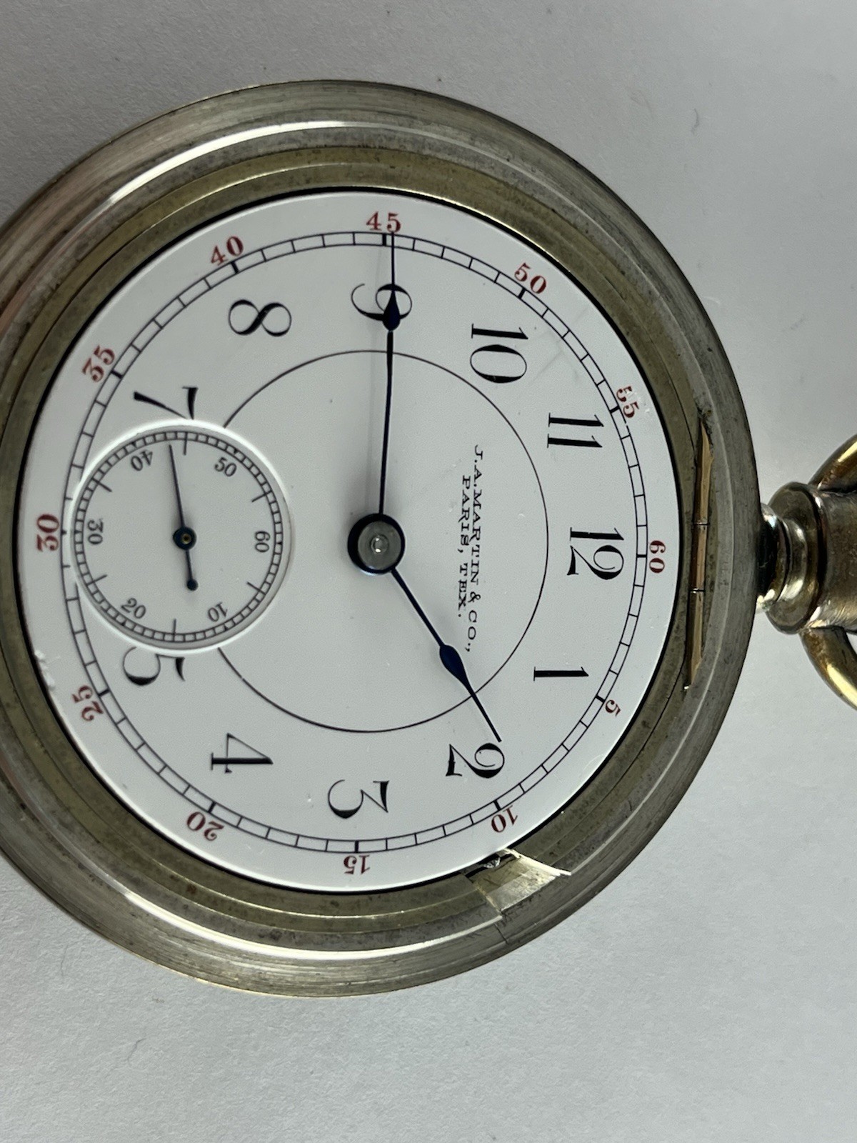 Rare Rockford Texas Private Label Pocket Watch 1888