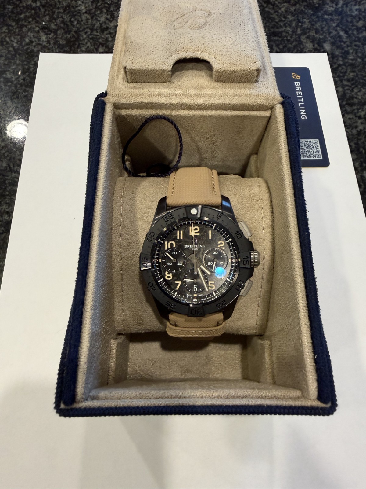 Breitling Avenger B01 42mm Night Mission Black Dial Men’s Watch SB0146101B1X1