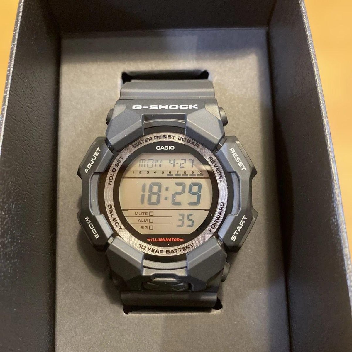 CASIO G-SHOCK GD-010-1JF Black Men’s Watch