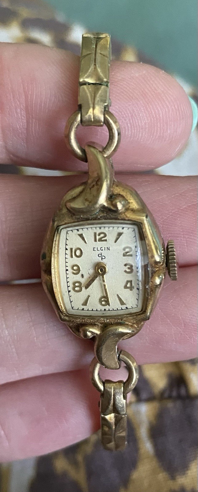 Vtg 1940s Ladies Elgin De Luxe 10K Gold Filled Stamped “Made in USA” – Untested