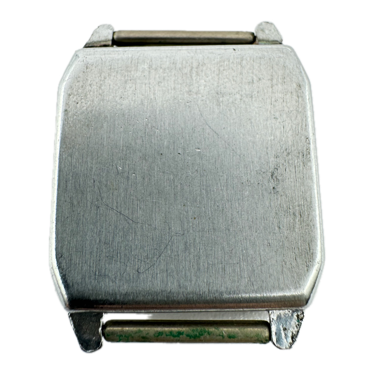 Vintage Arista Art Deco Engraved Style Men’s Wristwatch Case Chrome Plated