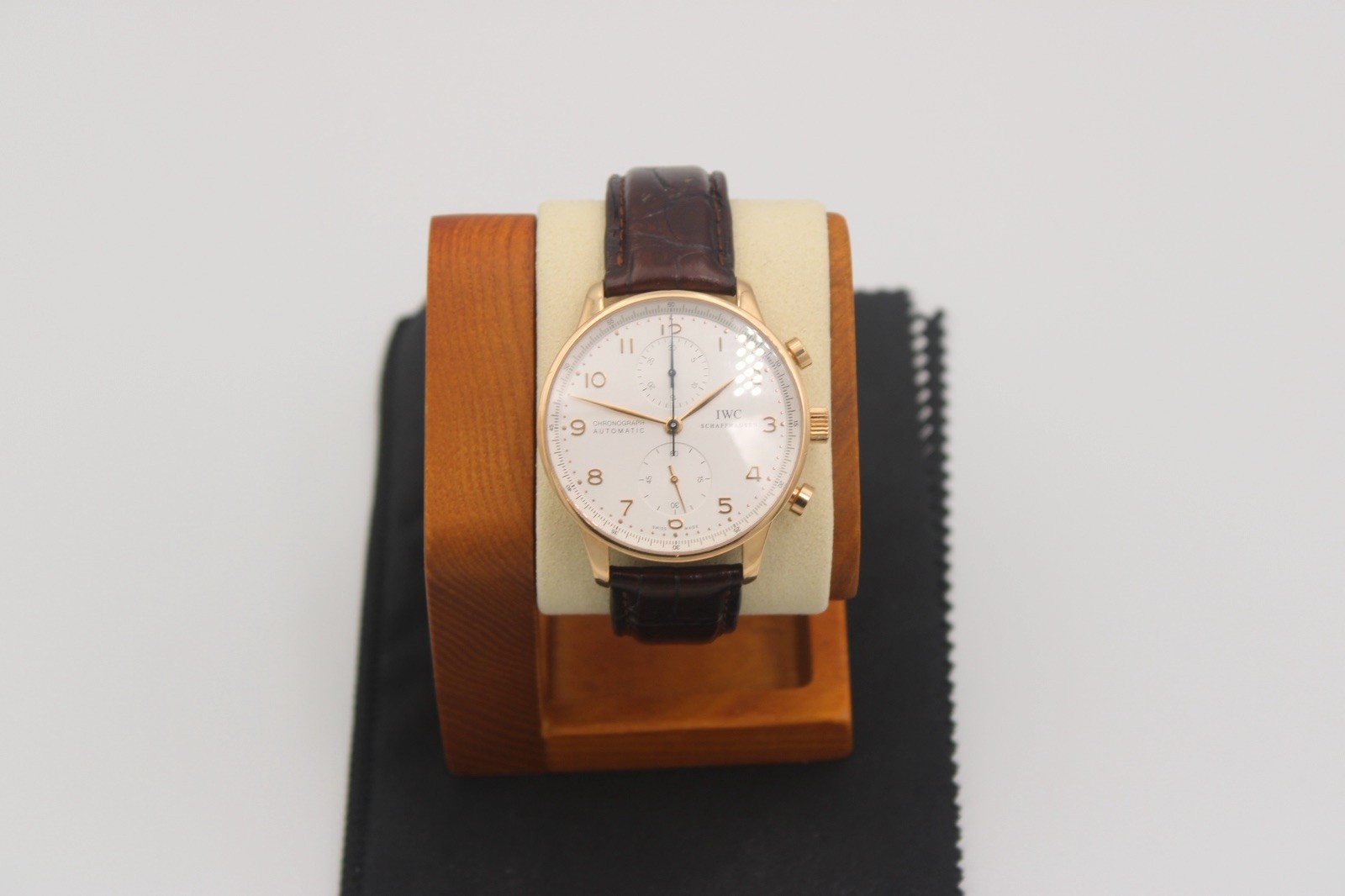 IWC Portuguese Chronograph 41mm 18K Rose Gold IW371402 – FULLY SERVICED