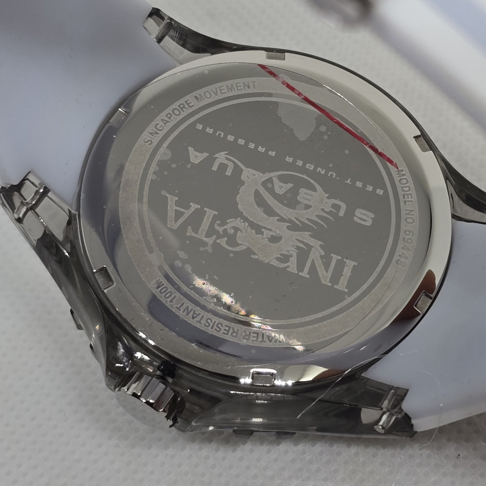 Invicta Subaqua Men’s Watch 44mm White Gray 69448 New In Box