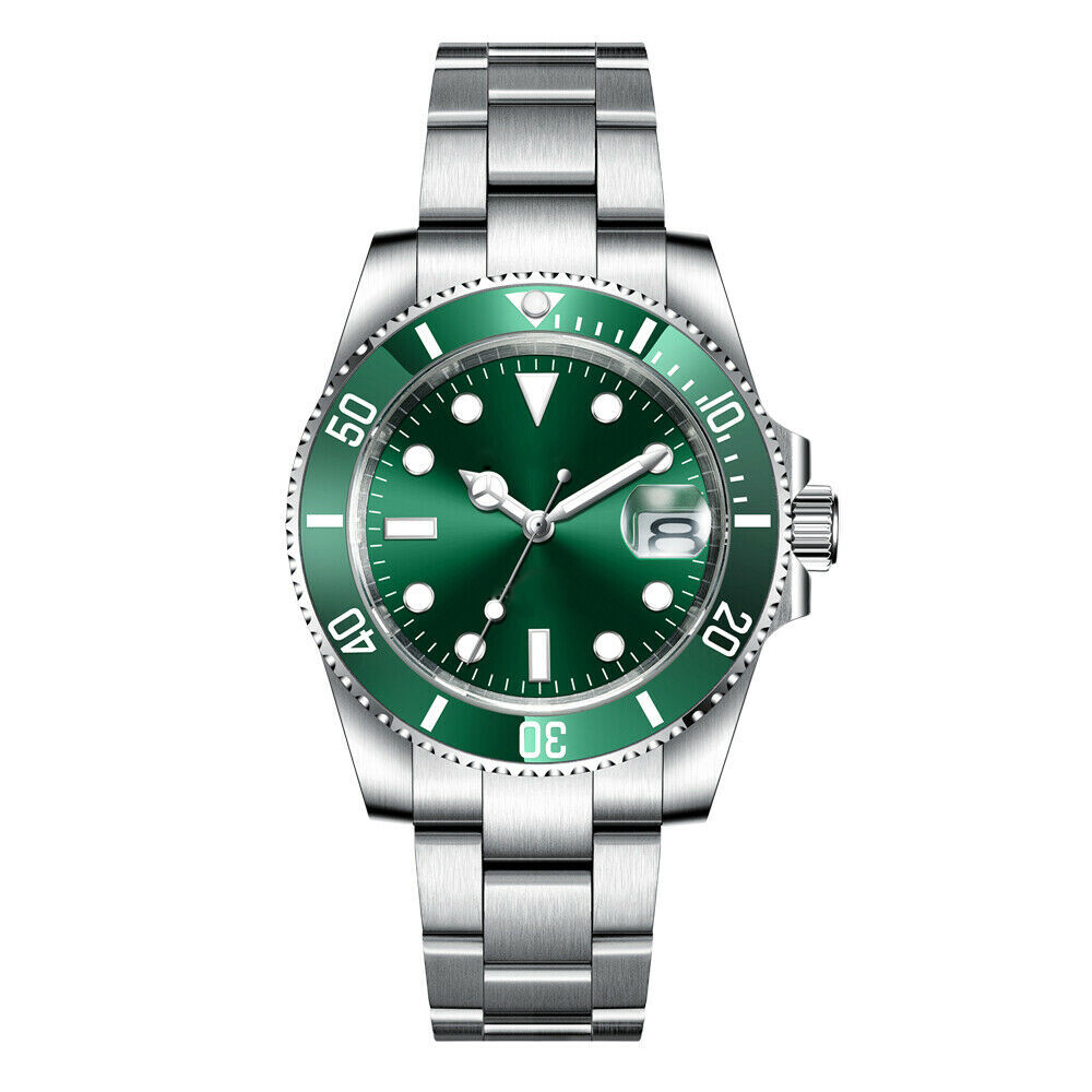 40mm Tandorio Green Dial Sapphire Glass PT5000 2824 clone Automatic Mens Watch
