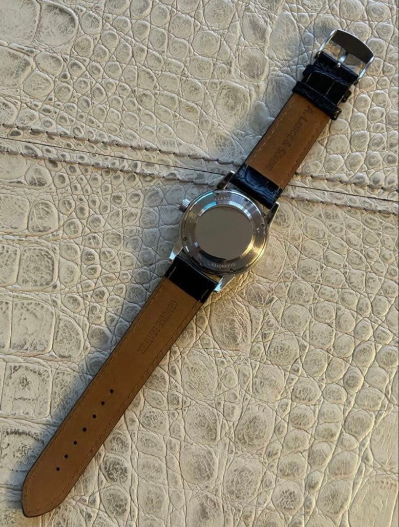 Automatic Chronograph Leather Strap 22mm Lug Width From Japan