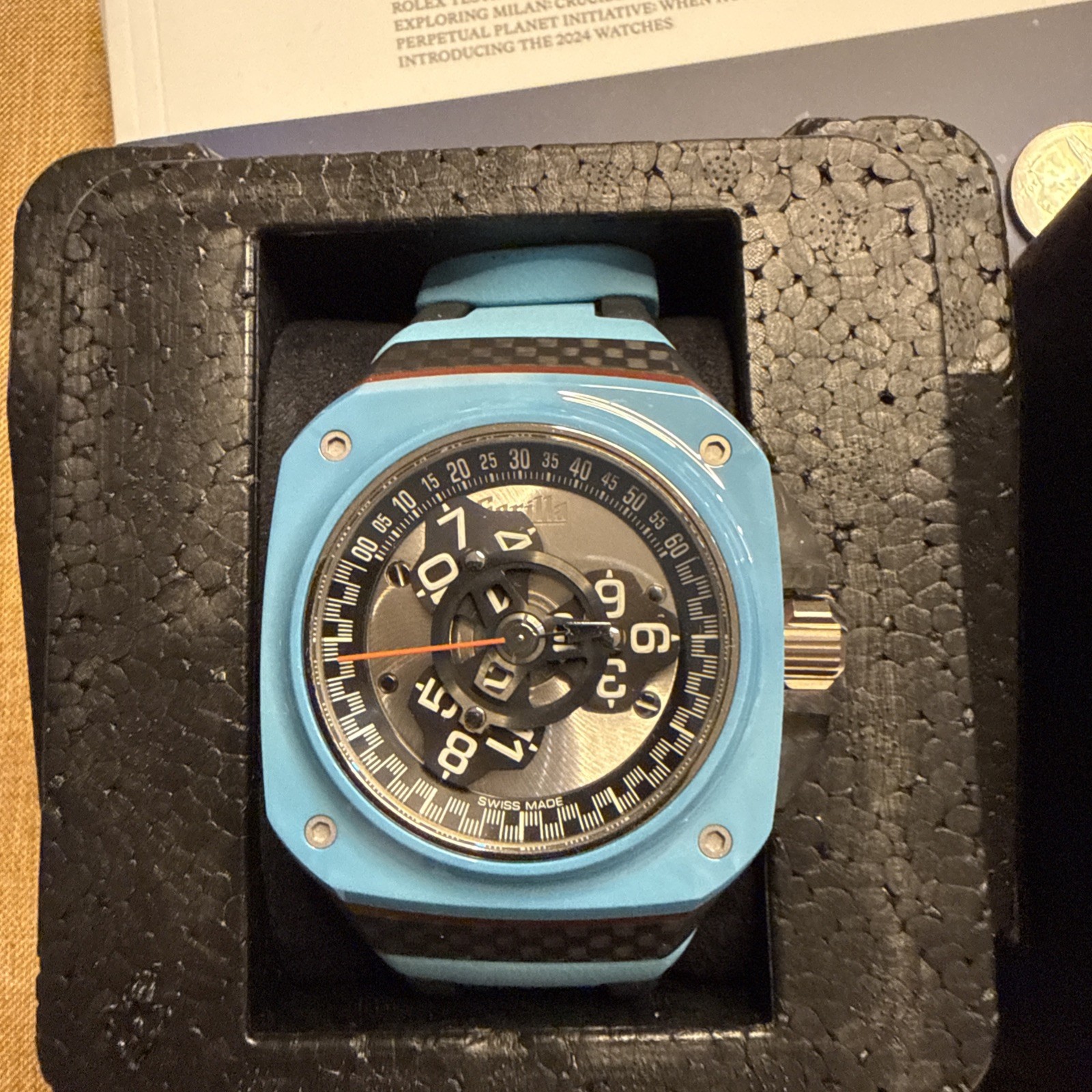 Gorilla Fastback Drift LE FBY034 Blue men’s watch rare (of 50) wandering hours