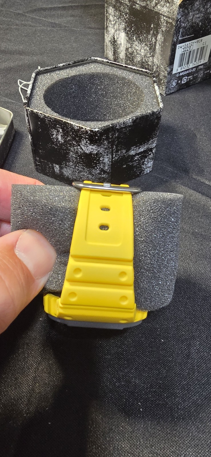 Casio G-Shock DW-5610Y-9DR Digital Yellow Resin Watch Yellow