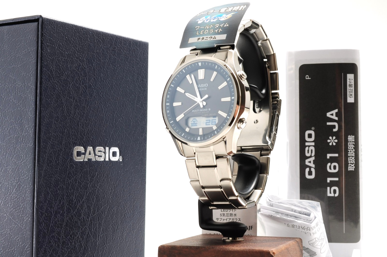 CASIO LINEAGE LCW-M100TSE-1AJF Titanium Atomic Solar Quartz Watch [Extra 15%OFF]