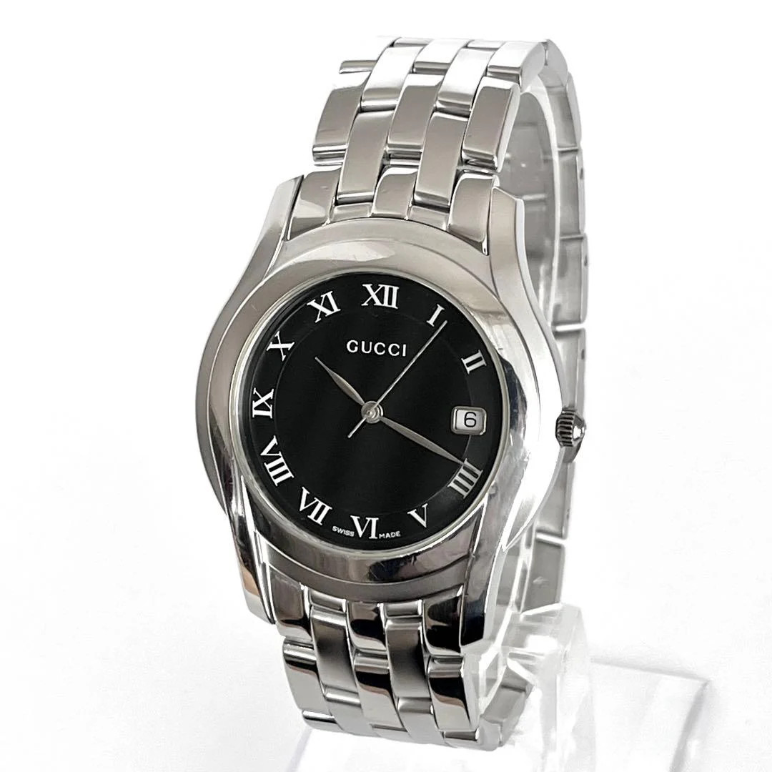 GUCCI 5500M Mens Quartz Stainless Steel 1.38in Watch