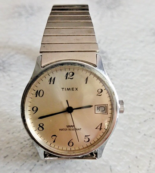 Vintage Timex Marlin Men’s Watch – Working – 1980S – Stainless Steel