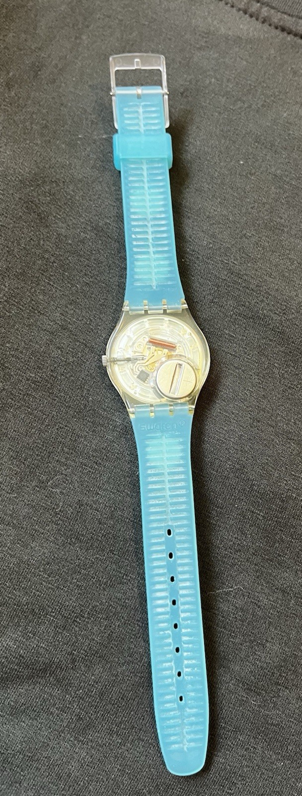 Swatch Watch 2004 “Minty Mouthful” Unisex Swiss Made GE157 Vintage New Battery