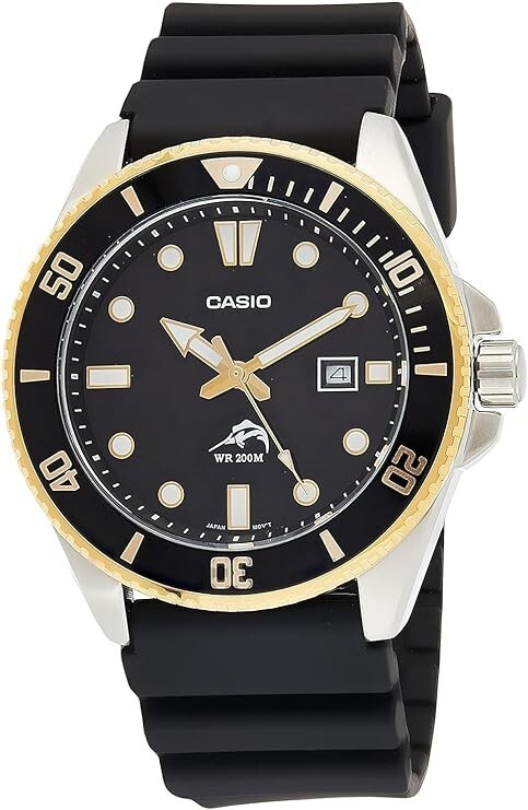 Casio MDV106 [Analog Watch] [200M WR] [Stainless Steel Case] [MDV-106G-1AVCF]